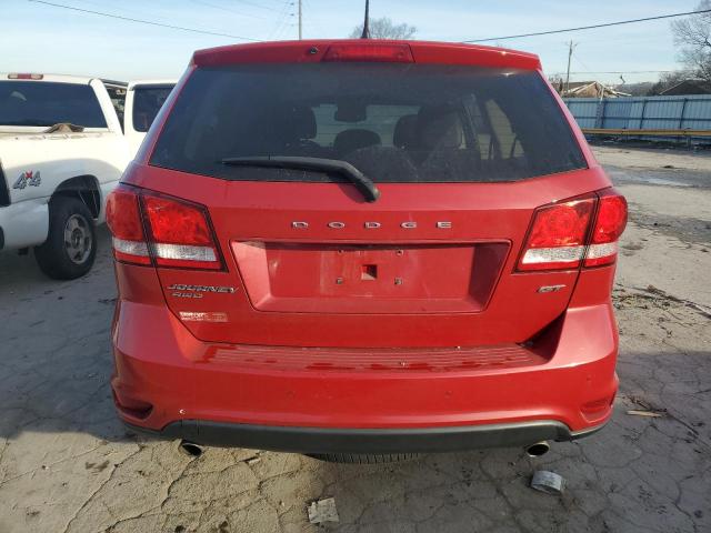 3C4PDDEG7HT587974 - 2017 DODGE JOURNEY GT RED photo 6