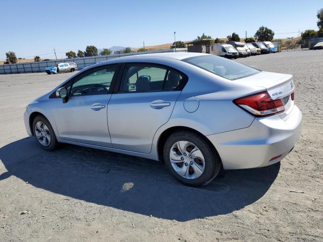 2HGFB2F52FH531161 - 2015 HONDA CIVIC LX SILVER photo 2