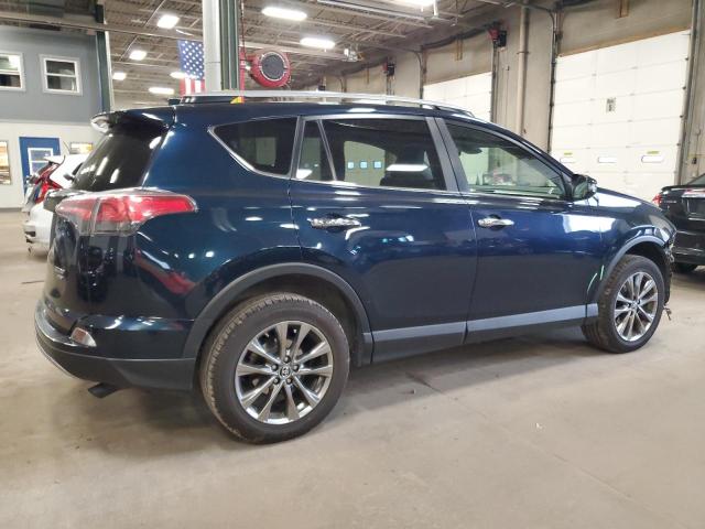 JTMDFREV4JJ220486 - 2018 TOYOTA RAV4 LIMITED ლურჯი ფოტო 3