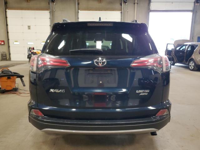 JTMDFREV4JJ220486 - 2018 TOYOTA RAV4 LIMITED ლურჯი ფოტო 6