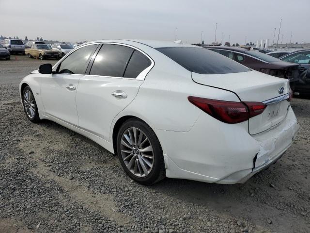 JN1EV7AP8JM350713 - 2018 INFINITI Q50 LUXE WHITE photo 2