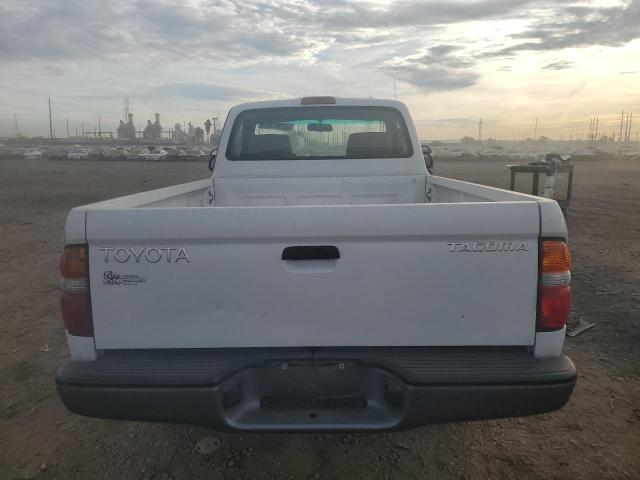 5TENL42N52Z062445 - 2002 TOYOTA TACOMA WHITE photo 6