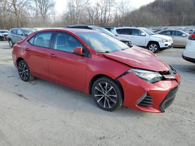 5YFBURHE1HP633772 - 2017 TOYOTA COROLLA L RED photo 4