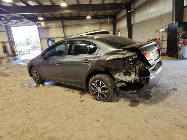 2HGFB2F55DH575930 - 2013 HONDA CIVIC LX GRAY photo 2