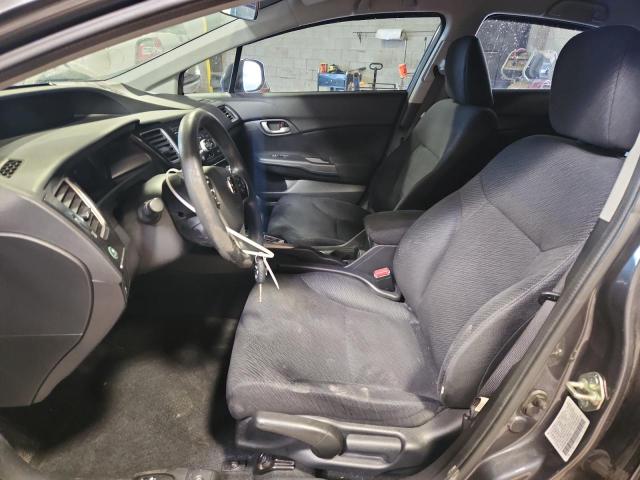 2HGFB2F55DH575930 - 2013 HONDA CIVIC LX GRAY photo 7