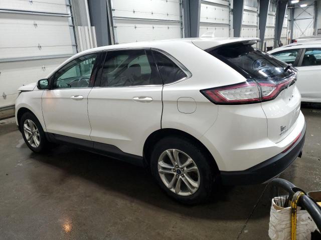 2FMTK4J83FBC34364 - 2015 FORD EDGE SEL WHITE photo 2