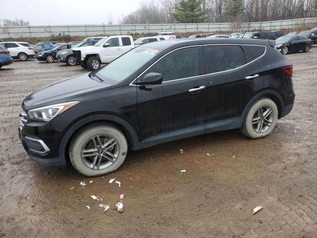 5XYZT3LB8JG547008 - 2018 HYUNDAI SANTA FE S BLACK photo 1