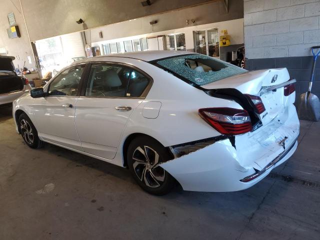 1HGCR2F37HA236040 - 2017 HONDA ACCORD LX WHITE photo 2