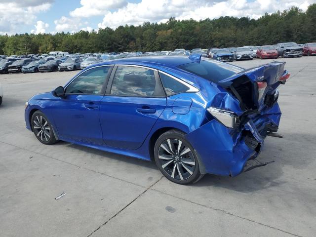 2HGFE1F76NH319008 - 2022 HONDA CIVIC EX BLUE photo 2