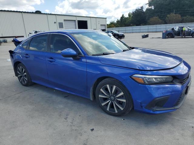2HGFE1F76NH319008 - 2022 HONDA CIVIC EX BLUE photo 4