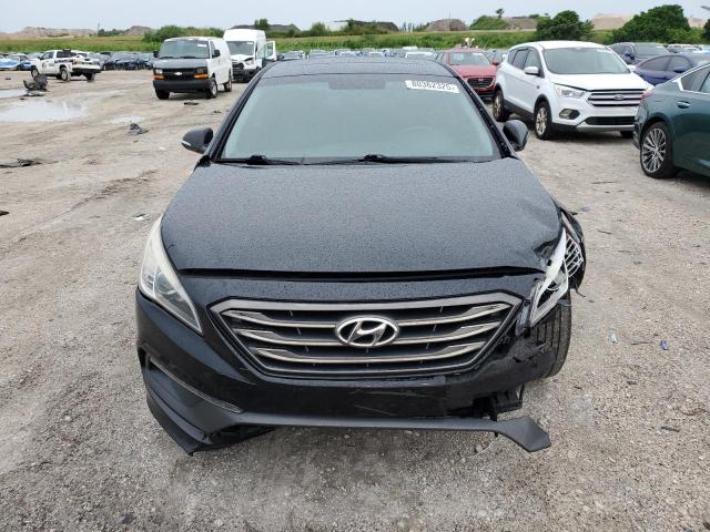 5NPE34AF1GH343825 - 2016 HYUNDAI SONATA SPORT BLACK photo 5