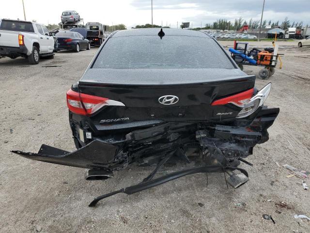 5NPE34AF1GH343825 - 2016 HYUNDAI SONATA SPORT BLACK photo 6