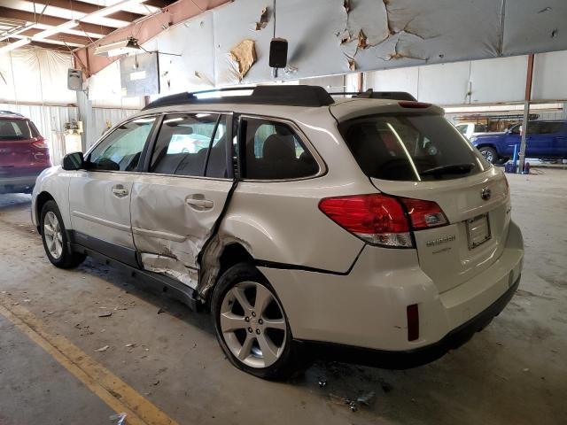 4S4BRCKC6D3286881 - 2013 SUBARU OUTBACK 2.5I LIMITED WHITE photo 2