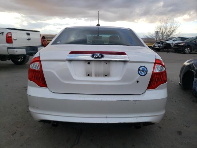 3FAHP0JG9AR368954 - 2010 FORD FUSION SEL WHITE photo 6