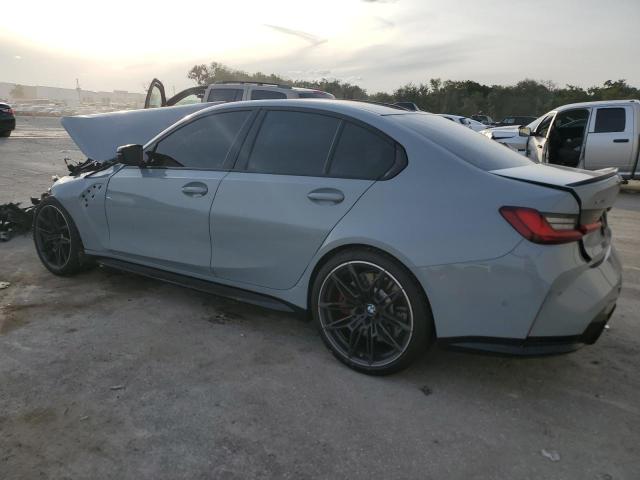 WBS43AY07PFR14037 - 2023 BMW M3 COMPETITION SILVER photo 2