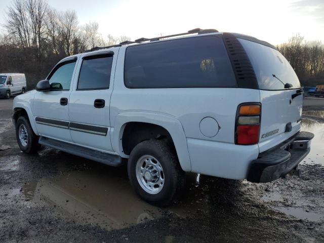 3GNGK26U25G286569 - 2005 CHEVROLET SUBURBAN K2500 WHITE photo 2