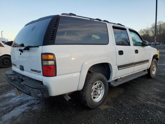 3GNGK26U25G286569 - 2005 CHEVROLET SUBURBAN K2500 WHITE photo 3