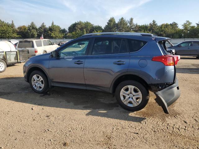 2T3BFREV9DW093070 - 2013 TOYOTA RAV4 LE BLUE photo 2