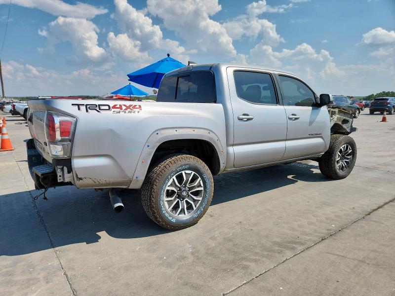 5TFCZ5AN4MX276107 - 2021 TOYOTA TACOMA DOUBLE CAB 银色 照片 3