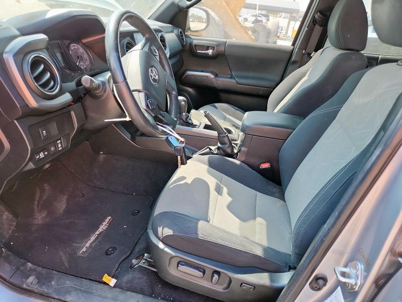 5TFCZ5AN4MX276107 - 2021 TOYOTA TACOMA DOUBLE CAB 银色 照片 7