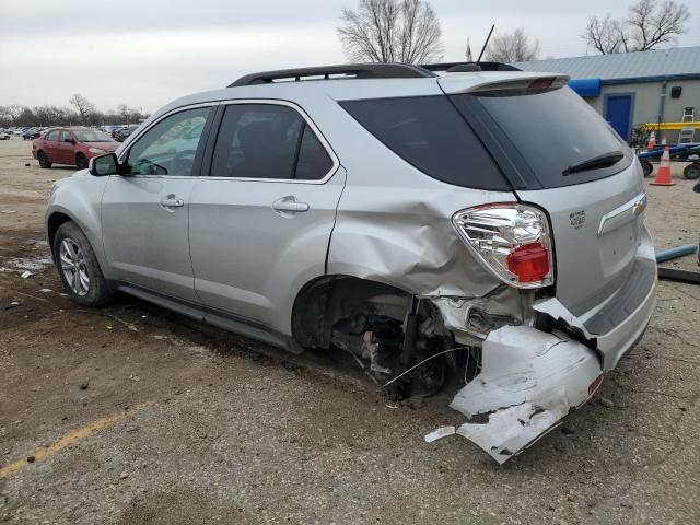 2GNALCEK9G6100260 - 2016 CHEVROLET EQUINOX LT SILVER photo 2