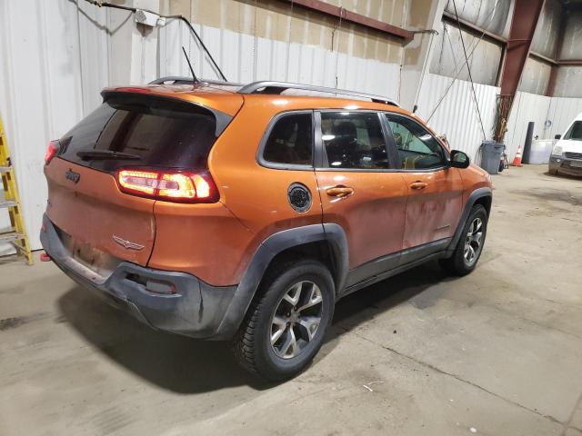 1C4PJMBS1FW718275 - 2015 JEEP CHEROKEE TRAILHAWK ORANGE photo 3