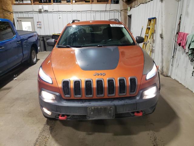 1C4PJMBS1FW718275 - 2015 JEEP CHEROKEE TRAILHAWK ORANGE photo 5