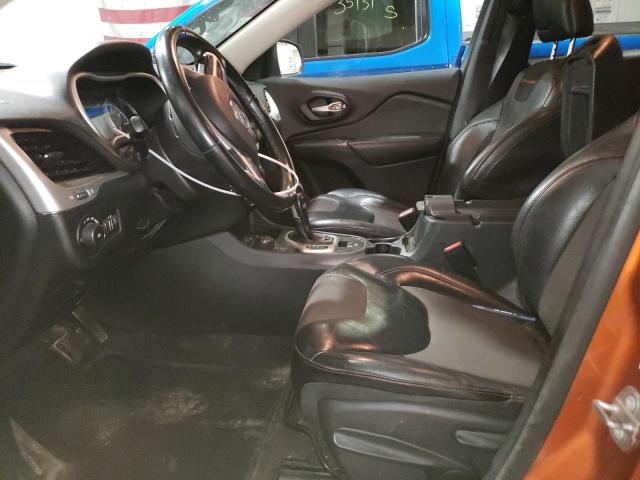 1C4PJMBS1FW718275 - 2015 JEEP CHEROKEE TRAILHAWK ORANGE photo 7