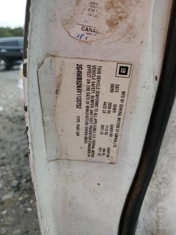 2G4WB52K4Y1120752 - 2000 BUICK REGAL LS თეთრი ფოტო 12