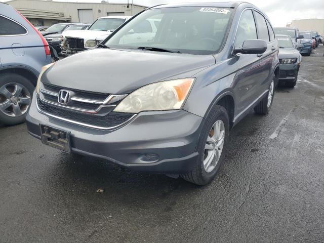 JHLRE3H73AC011900 - 2010 HONDA CR-V EXL GRAY photo 1