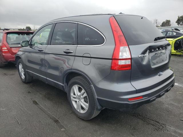 JHLRE3H73AC011900 - 2010 HONDA CR-V EXL GRAY photo 2