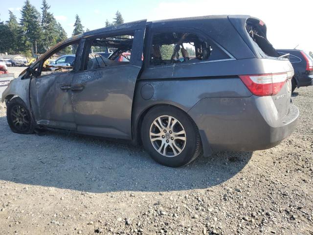 5FNRL5H6XCB126943 - 2012 HONDA ODYSSEY EXL ნაცრისფერი ფოტო 2