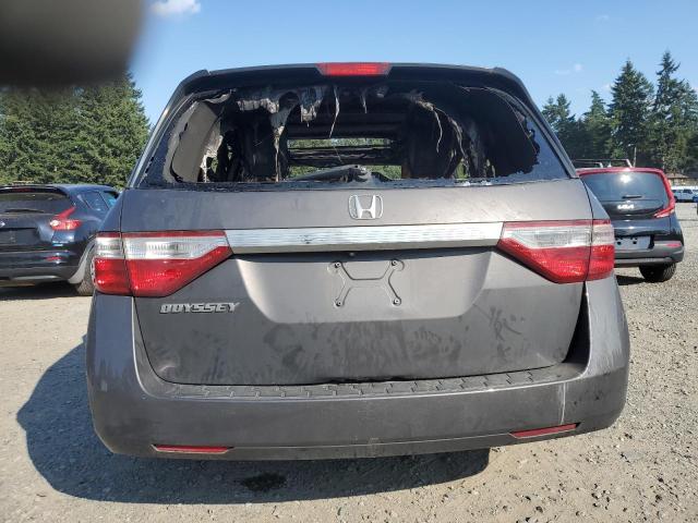 5FNRL5H6XCB126943 - 2012 HONDA ODYSSEY EXL ნაცრისფერი ფოტო 6