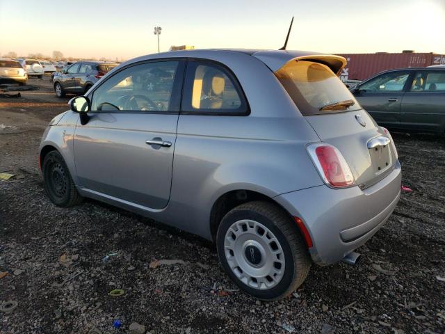 3C3CFFAR8FT582117 - 2015 FIAT 500 POP SILVER photo 2