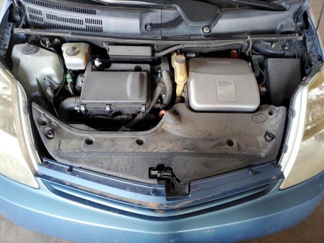 JTDKB20U953120421 - 2005 TOYOTA PRIUS BLUE photo 11