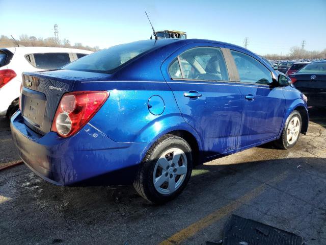 1G1JA5SH1E4109674 - 2014 CHEVROLET SONIC LS BLUE photo 3