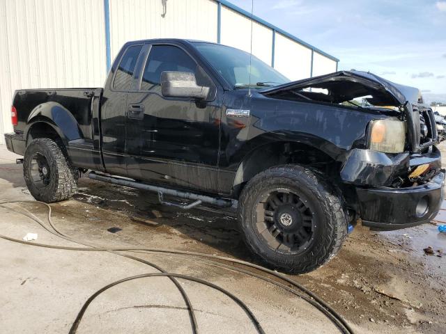 1FTRF02W68KD95809 - 2008 FORD F150 BLACK photo 4