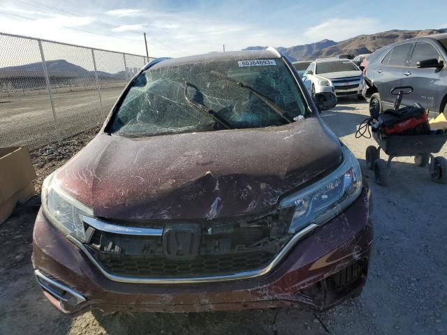 2HKRM4H75GH639024 - 2016 HONDA CR-V EXL MAROON photo 5