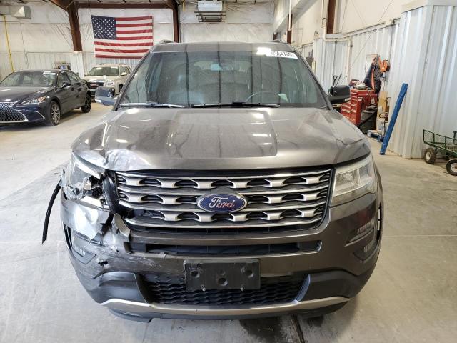 1FM5K7D89GGA35772 - 2016 FORD EXPLORER XLT ნაცრისფერი ფოტო 5