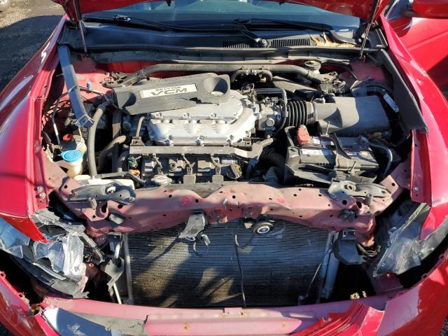 1HGCS2B87BA008519 - 2011 HONDA ACCORD EXL RED photo 11