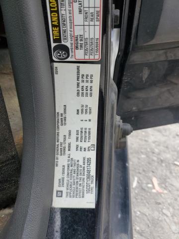 1GCDT136048174205 - 2004 CHEVROLET COLORADO أسود صورة 12