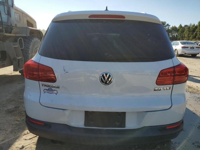 WVGAV3AX6EW557949 - 2014 VOLKSWAGEN TIGUAN S WHITE photo 6