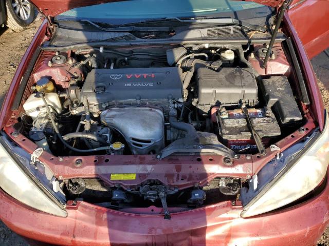 4T1BE32K02U060958 - 2002 TOYOTA CAMRY LE RED photo 11