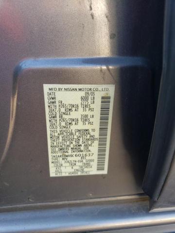 5N1AR18WX6C601637 - 2006 NISSAN PATHFINDER LE GRAY photo 14