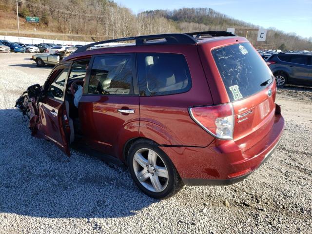 JF2SH6CC9AH753380 - 2010 SUBARU FORESTER 2.5X PREMIUM RED photo 2