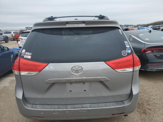 5TDKK3DCXDS360047 - 2013 TOYOTA SIENNA LE SILVER photo 6