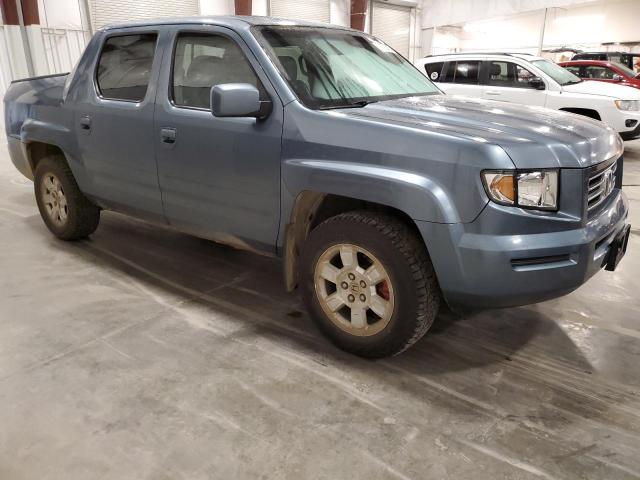 2HJYK16548H532425 - 2008 HONDA RIDGELINE RTL BLUE photo 4