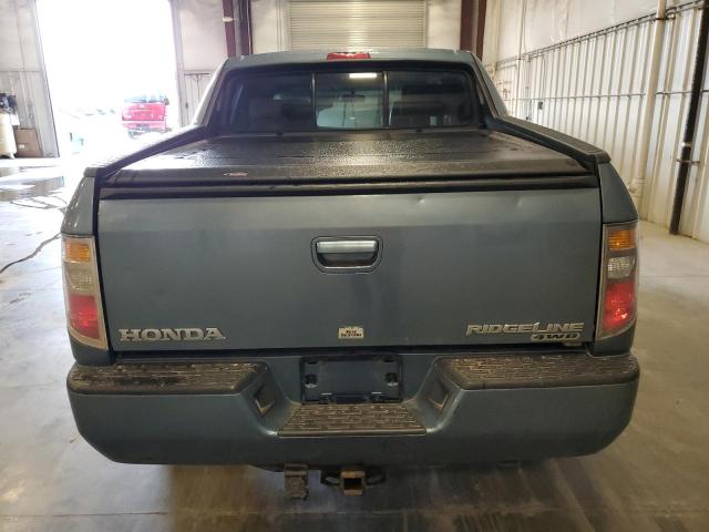 2HJYK16548H532425 - 2008 HONDA RIDGELINE RTL BLUE photo 6