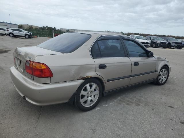 1HGEJ6572YL065455 - 2000 HONDA CIVIC LX TAN photo 3