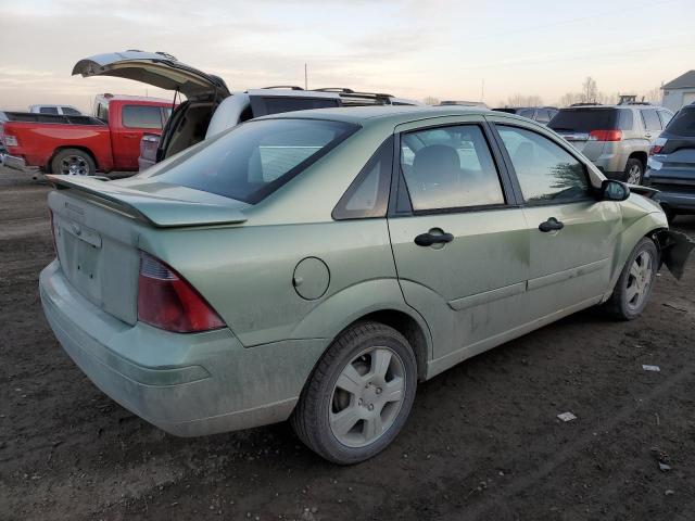 1FAHP34N17W198249 - 2007 FORD FOCUS ZX4 GREEN photo 3